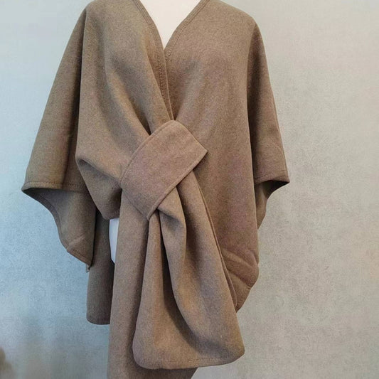 Knitted Cardigan Cape And Shawl