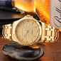“Men’s & Women's Luxury Gold Watch – Stainless Steel Dress Timepiece” ⌚✨ - GM Traders