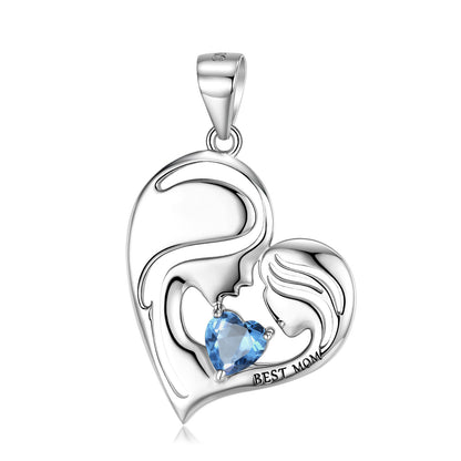 S925 Sterling Silver Best Mom Necklace Mother's Day Series Necklace - GM Traders
