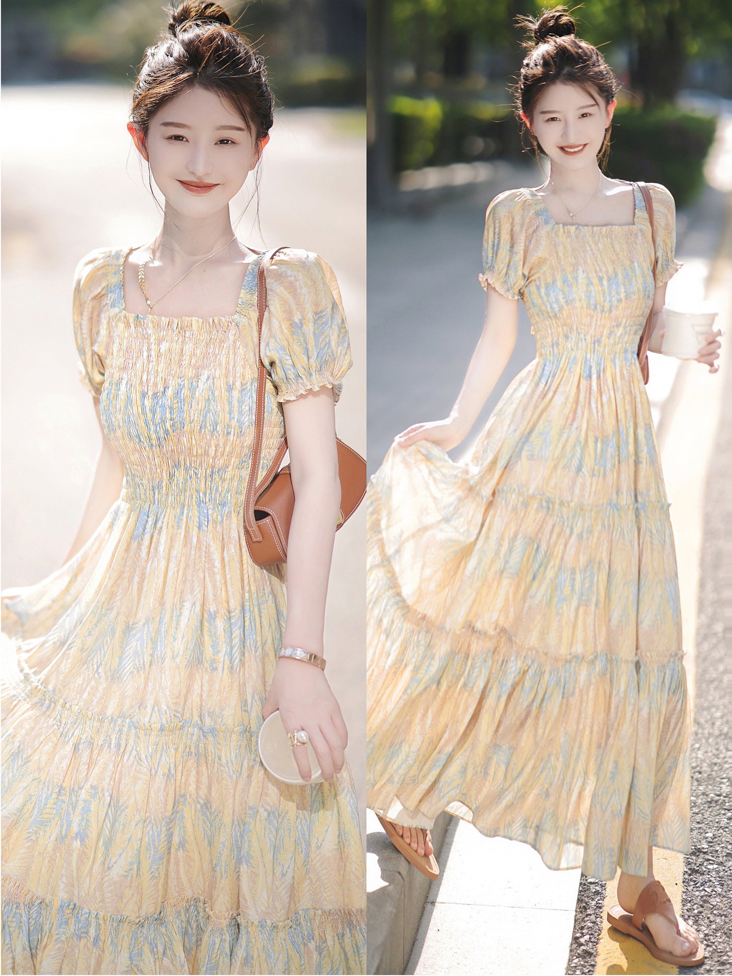 Floral Slip Dress Stringy Selvedge Dress Women - GM Traders