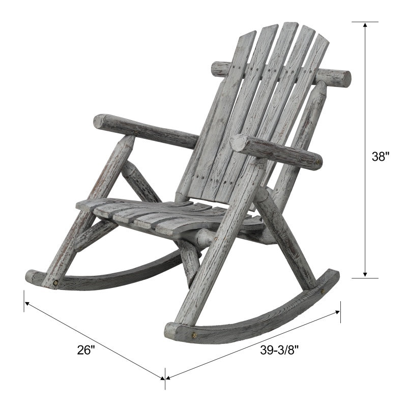 Wooden Porch Rocking Chair, Durable Wooden Porch Rocking Chair, Cedar Rocking Chair, Banned Platform Temu - GM Traders