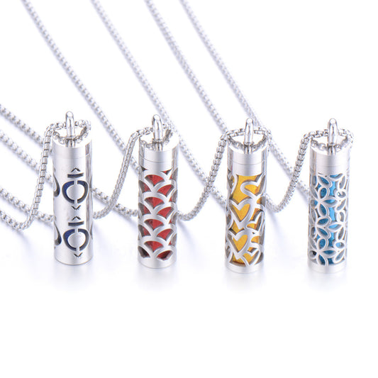Aromatherapy Pendant Perfume Bottle Stainless Steel Item - GM Traders