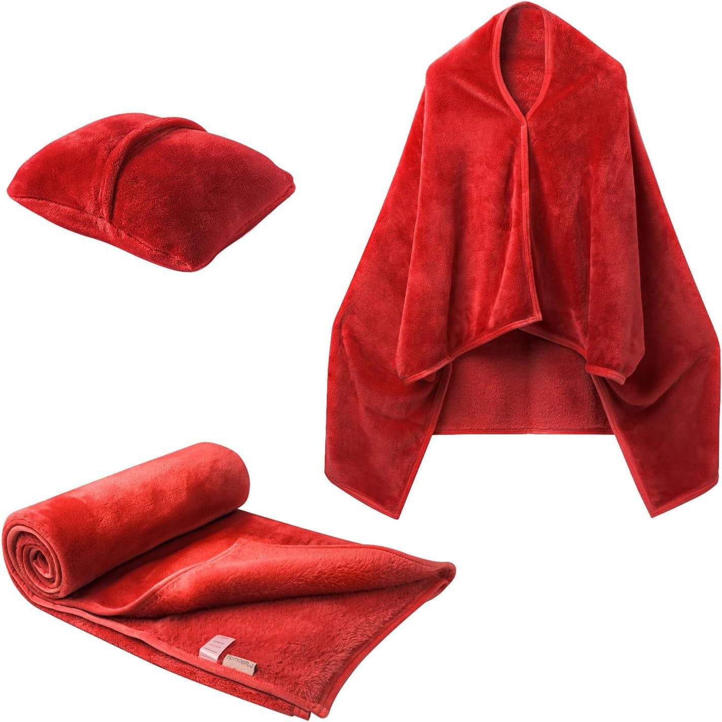 Two-in-One Folding Travel Rug & Cushion Blanket – Multifunctional Portable Blanket | Winter