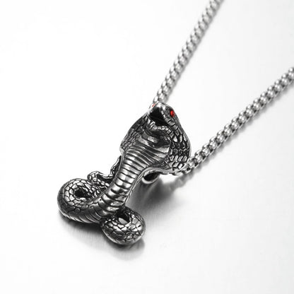 Red Eye Cobra Titanium Steel Item - GM Traders