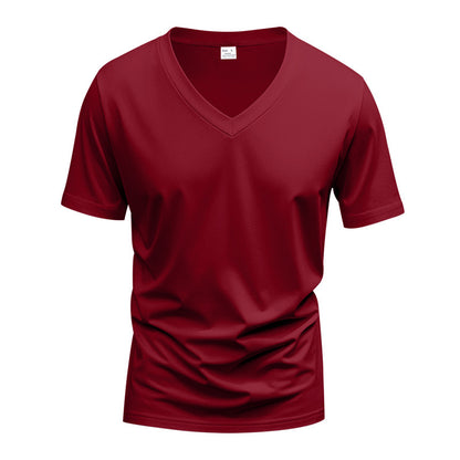 Solid Color Loose American Summer Men's T-shirt