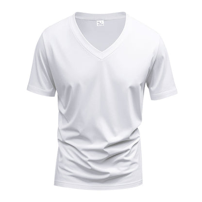 Solid Color Loose American Summer Men's T-shirt