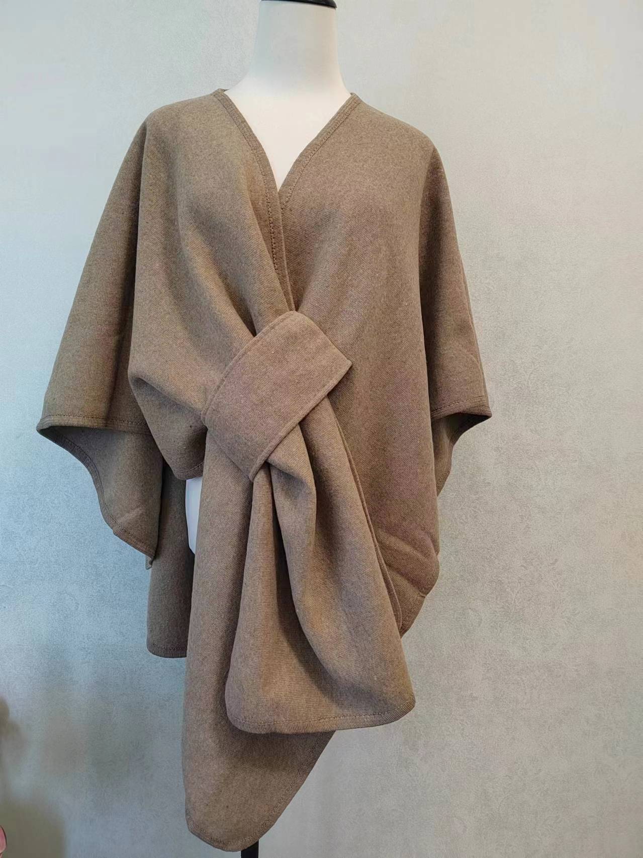 Knitted Cardigan Cape And Shawl