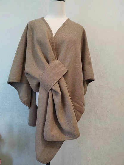 Knitted Cardigan Cape And Shawl