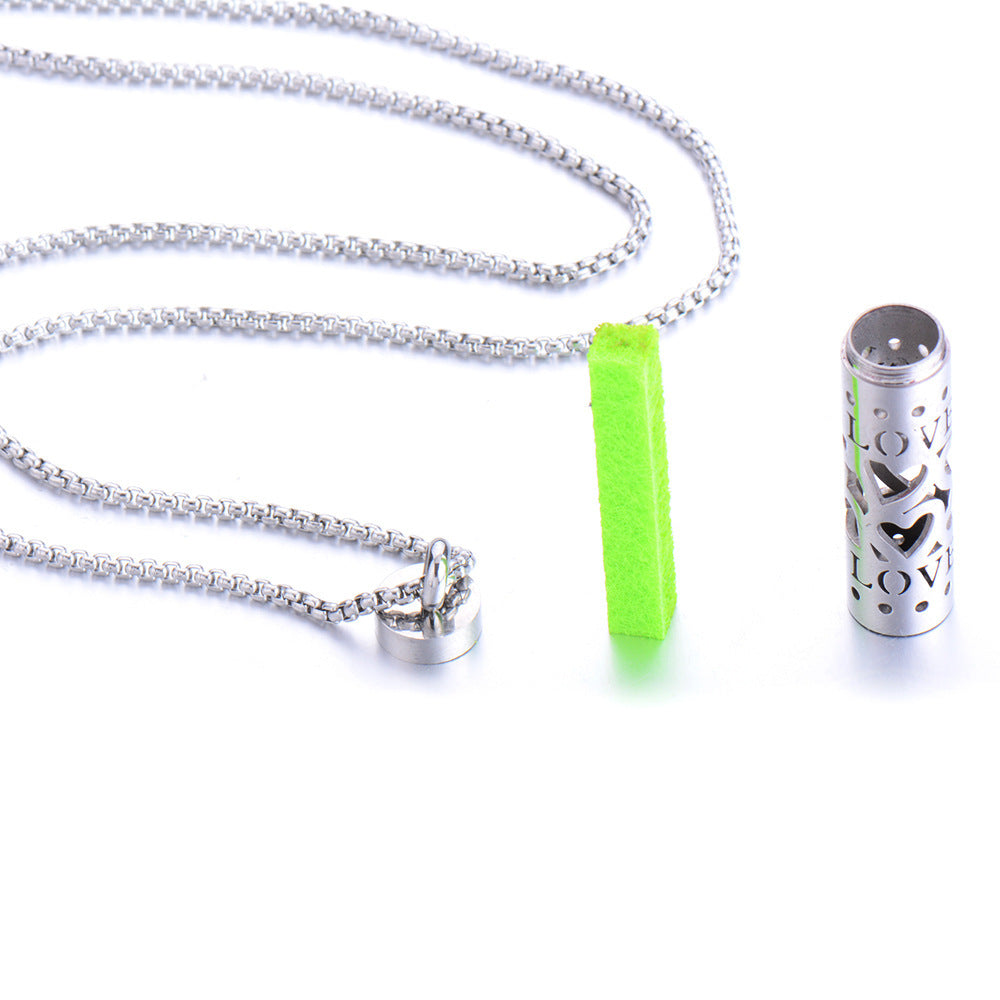Aromatherapy Pendant Perfume Bottle Stainless Steel Item - GM Traders