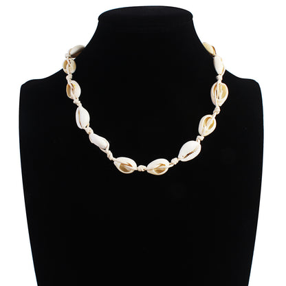 Casual Item Hand-made Shell Short Clavicle Necklace - GM Traders
