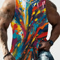 Full Printed Vest Made Of Polyester Material