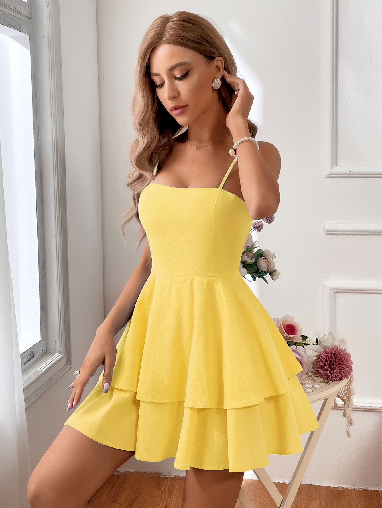 Spring And Summer Hot Item Backless Bow Tie Tied Short Sexy Suspender Dress - GM Traders