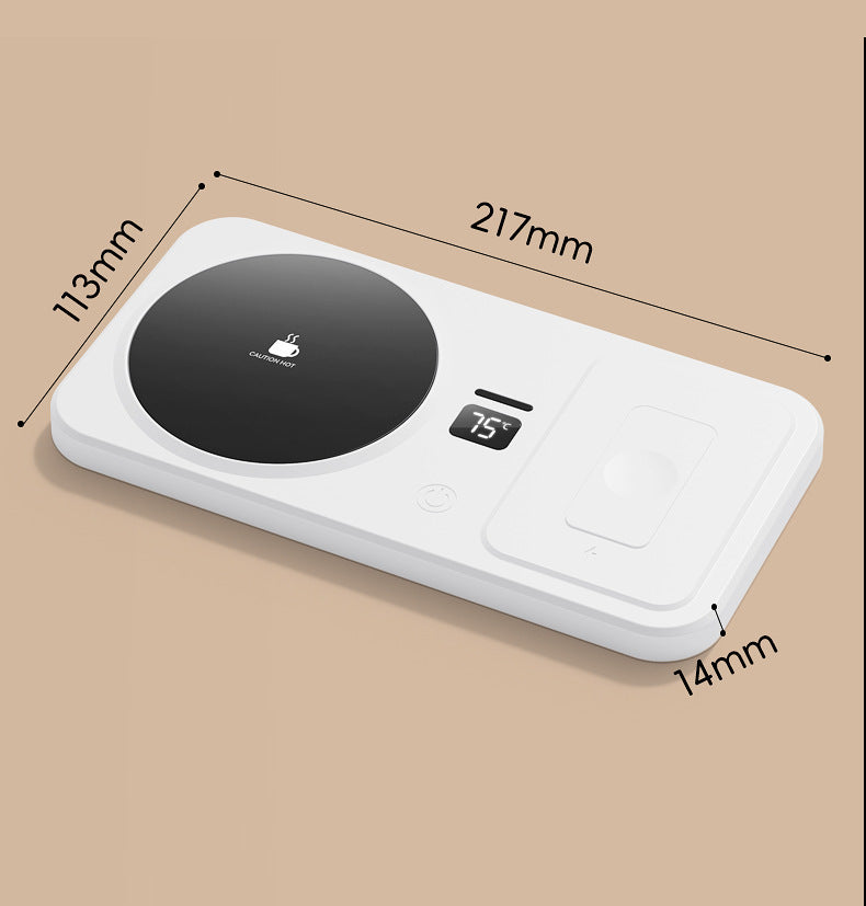 Multifunctional Home Smart Thermal Cup Pad Wireless Charging Heating Base | Winter