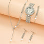 Diamond Women Watches Luxury Fashion Rhinestone Quartz Bracelet Wrist Watch For Women - GM Traders