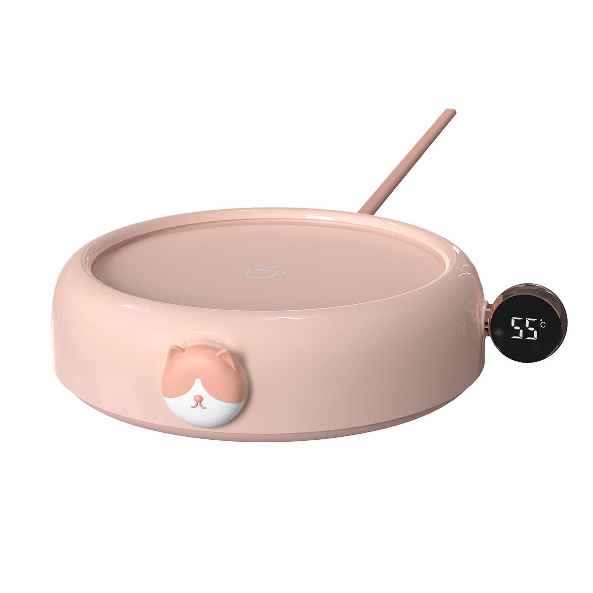 Smart Gas Stove-Style Heating Coaster – Three-Speed Temperature Adjustable Household Cup Warmer