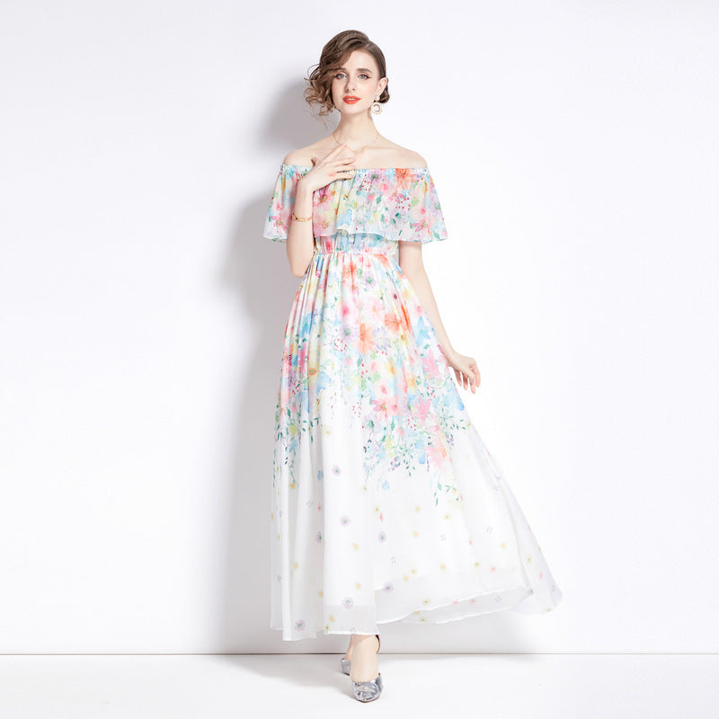 Split Chiffon Dress Women - GM Traders