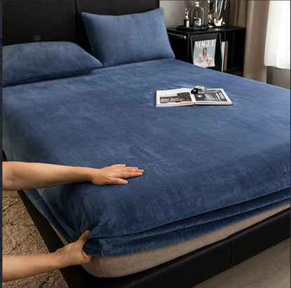 Spring Thickened All Cotton Coverlet Single Piece Household Single Double Sanded Sheets Item - GM Traders