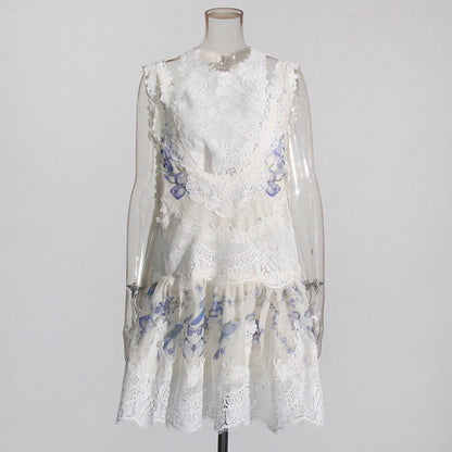 Short Sleeveless Printed Dress Women - GM Traders