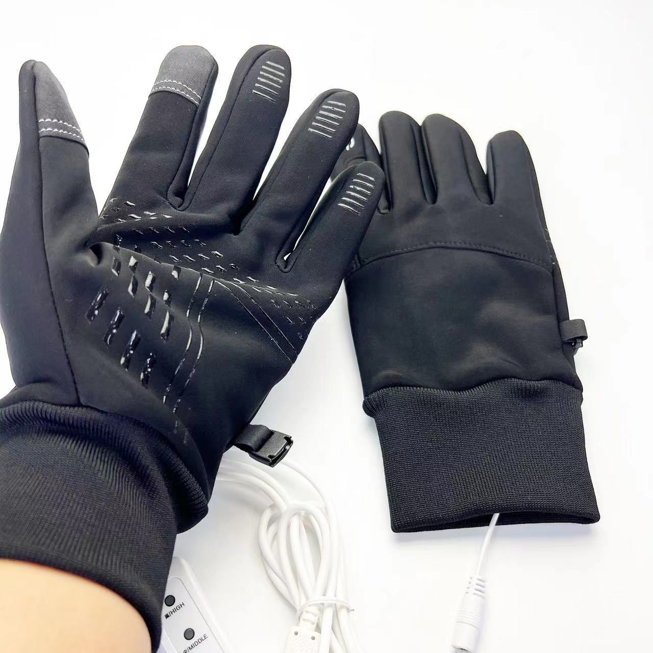 USB Electric Heated Gloves – Cycling Sports Touchscreen Warm Waterproof ❄️ | Winter
