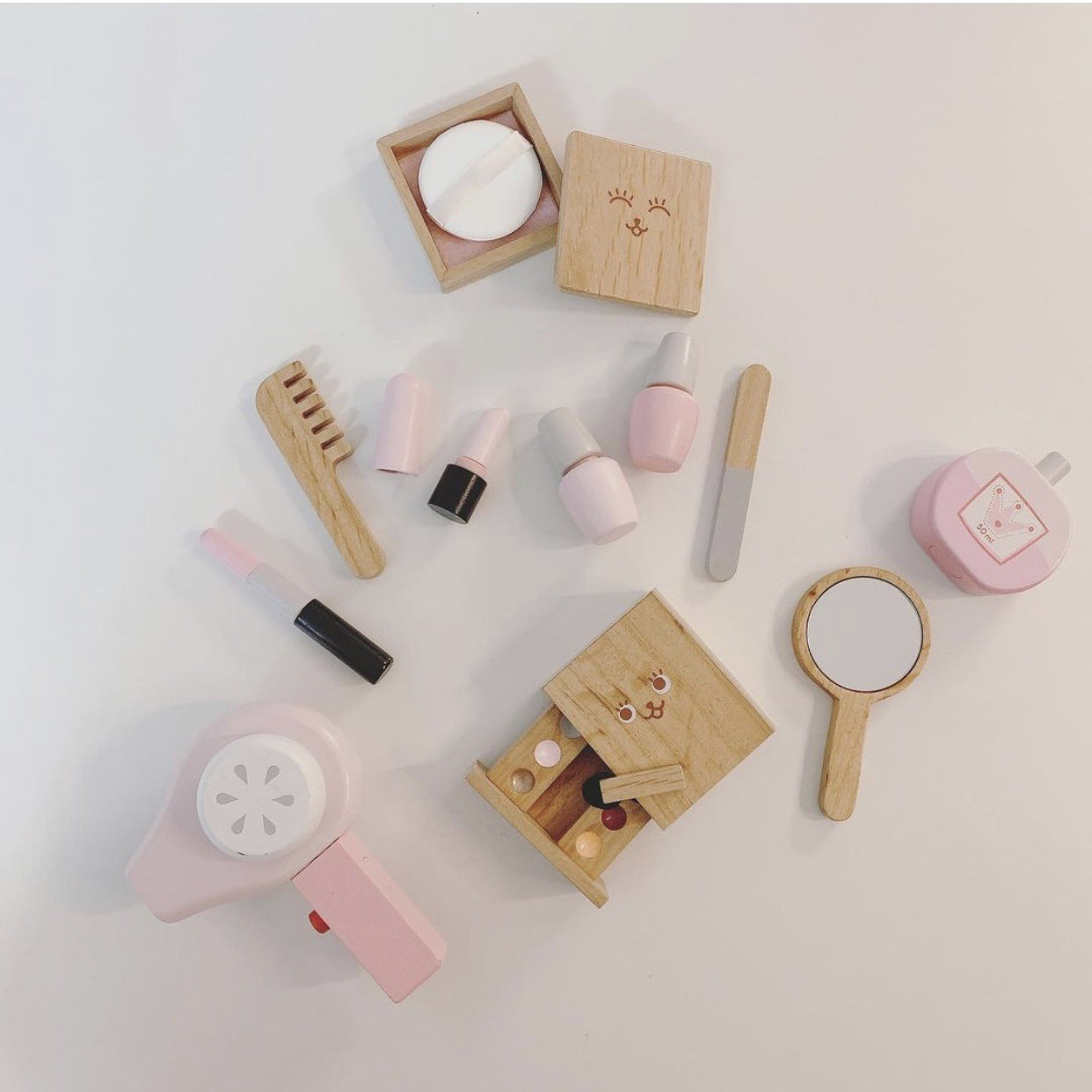 Fashion Wooden Portable Cosmetics Toy Set - GM Traders