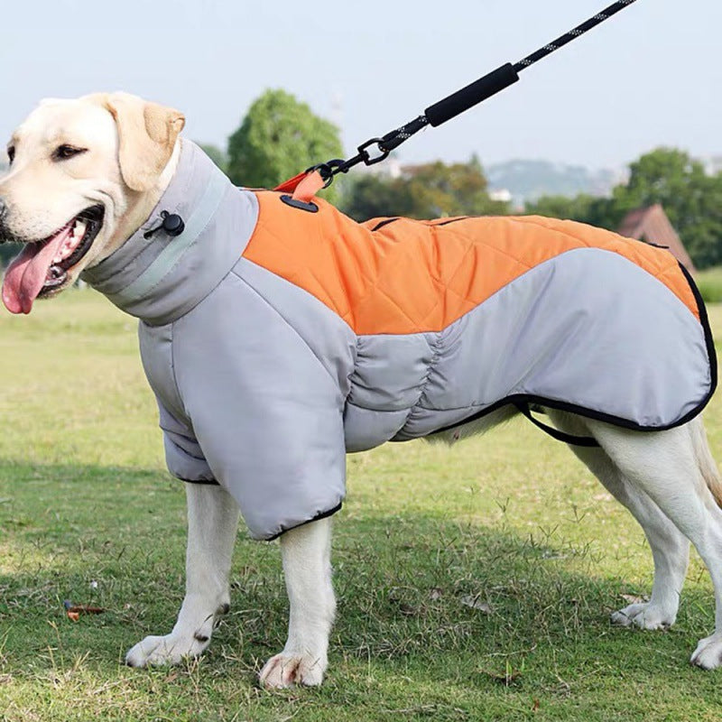 Winter Waterproof Dog Coat | Thick Warm Pet Jacket for Medium & Large Dogs | Cold Weather Dog Vest for Labrador & Big Breeds