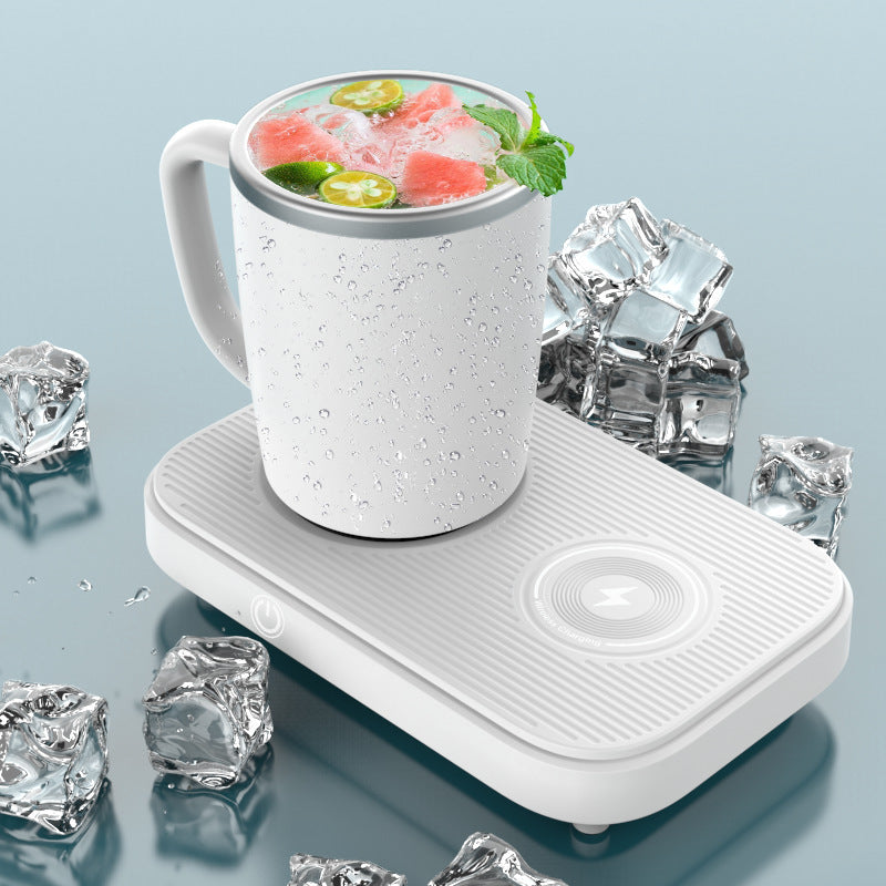 Fast Refrigeration & Heating Thermal Cup Pad – Dual-Function Beverage Warmer and Cooler
