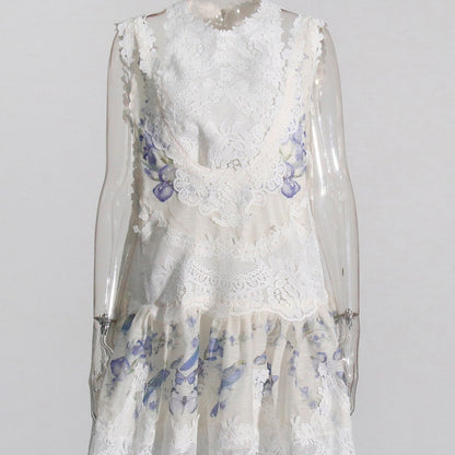 Short Sleeveless Printed Dress Women - GM Traders