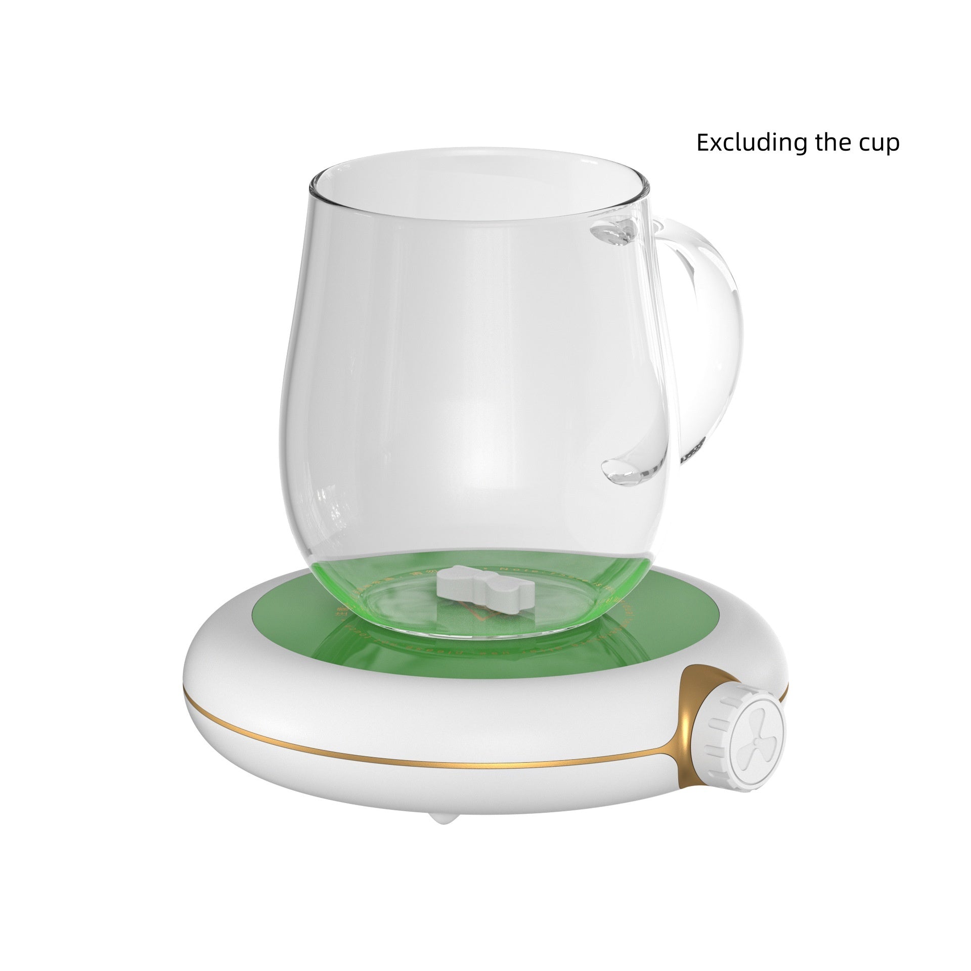 Heating Constant Temperature Magnetic Stirring Coaster – Electric Plug-In Mug Warmer with Push-Button Control