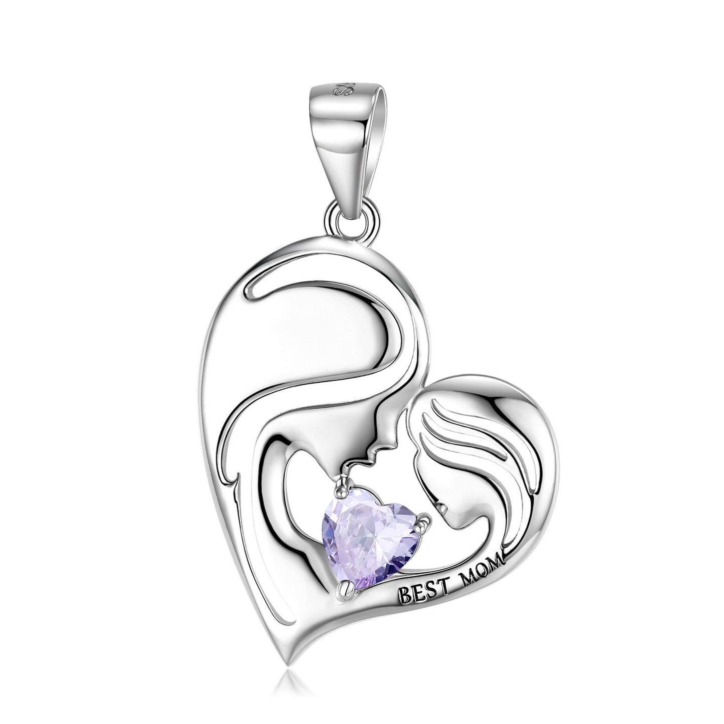 S925 Sterling Silver Best Mom Necklace Mother's Day Series Necklace - GM Traders