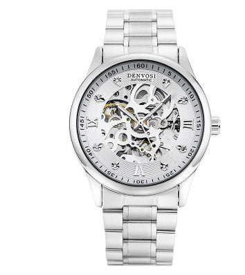 New Foreign Trade Luminous Mechanical Watches, Automatic Hollowing, Men's Fashion Trend, Steel Machinery Watches - GM Traders
