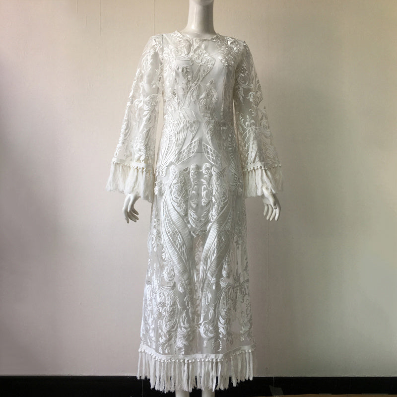 Women Dress Long Dress Skirt Lace Dress Long Skirt - GM Traders