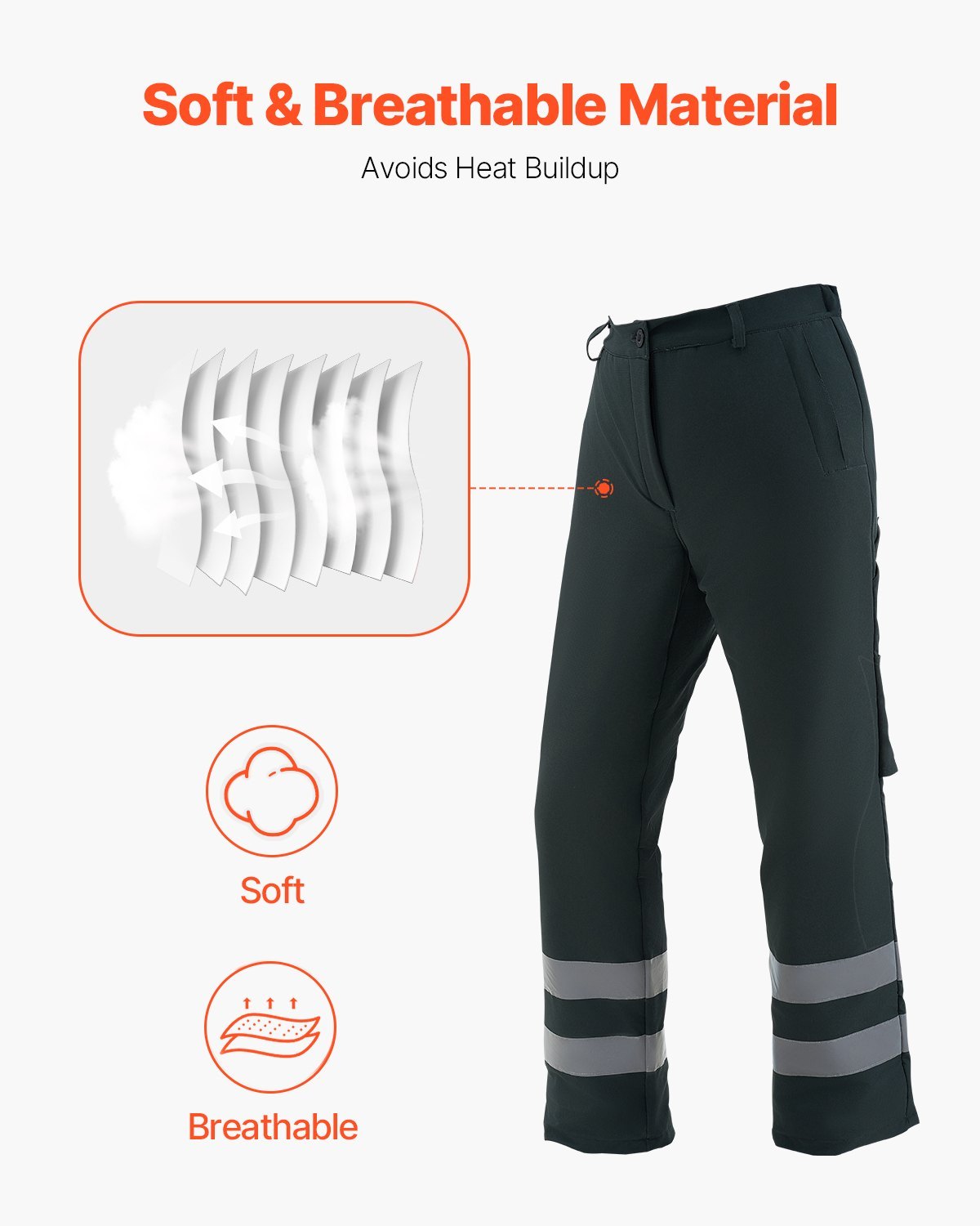 Class A Chainsaw Chaps Wrap – 8-Layer Protective Safety Pants with Adjustable Belt & Gear Pocket (Men/Women)