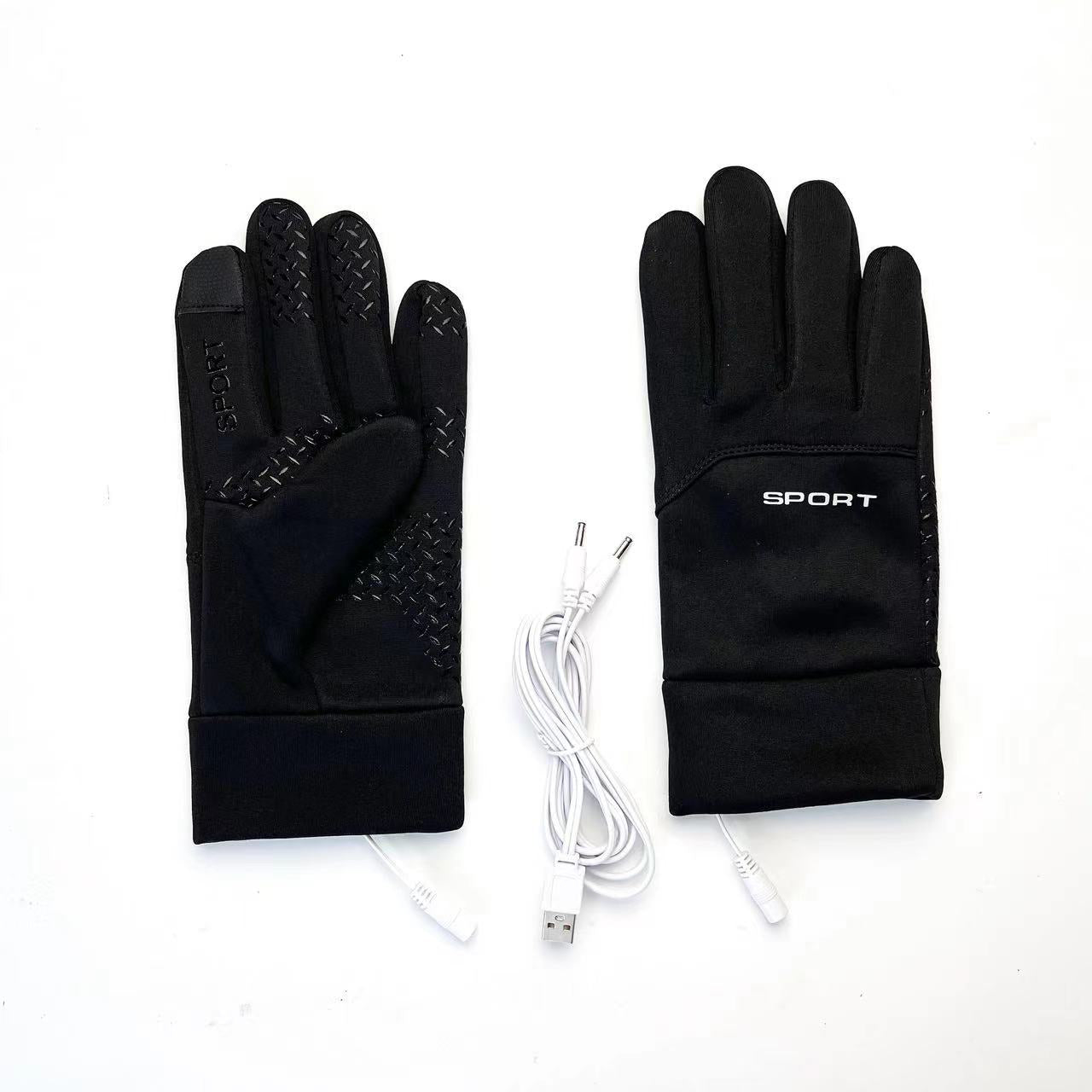 USB Electric Heated Gloves – Cycling Sports Touchscreen Warm Waterproof ❄️ | Winter