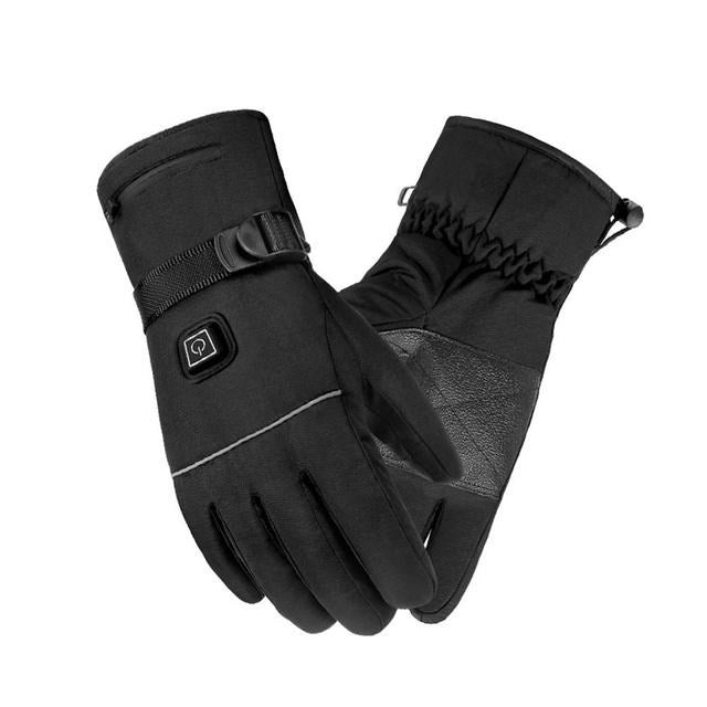 Winter Electric Heated Gloves – Motorcycle Touch Screen Thermal Riding Gloves for Men & Women