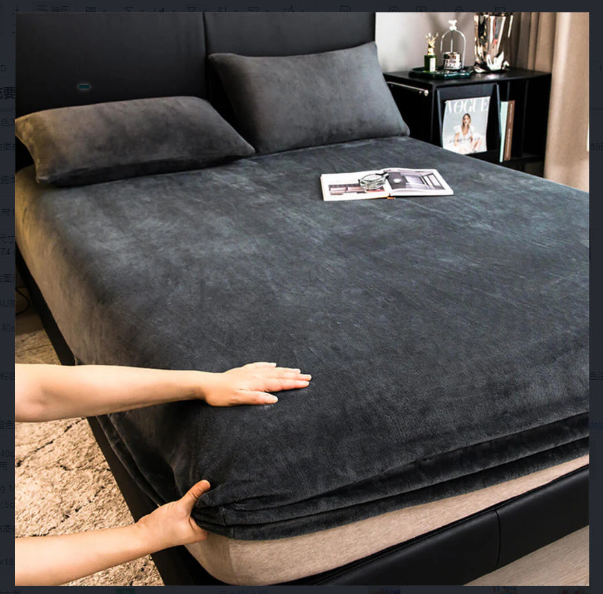Spring Thickened All Cotton Coverlet Single Piece Household Single Double Sanded Sheets Item - GM Traders