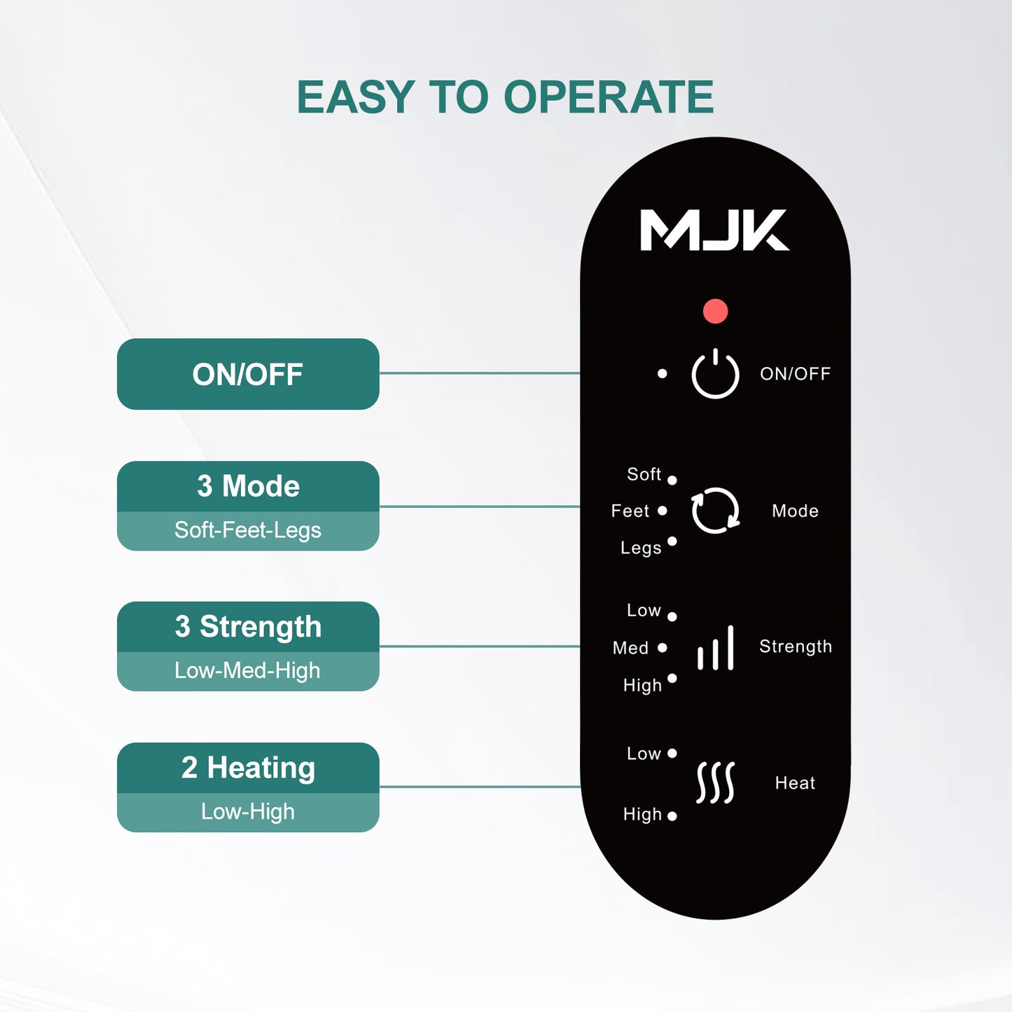 Smart Foot Massager With 3D Air Compression & Heating 15 Min Auto Timer  Quiet Design Office Home Relaxation Essential - GM Traders