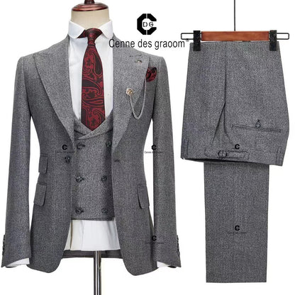 Men’s Wedding Suit – Slim Fit Tuxedo for Groom & Best Man - GM Traders