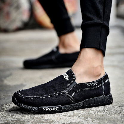 Cloth Shoes Men's Casual Shoes Canvas Washed Denim Men's Shoes - GM Traders