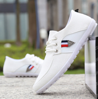Men'S Soft-Soled Canvas Shoes, Sports And Leisure Old Beijing Cloth Shoes, Peas Shoes - GM Traders
