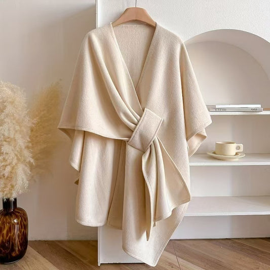 Knitted Cardigan Cape And Shawl