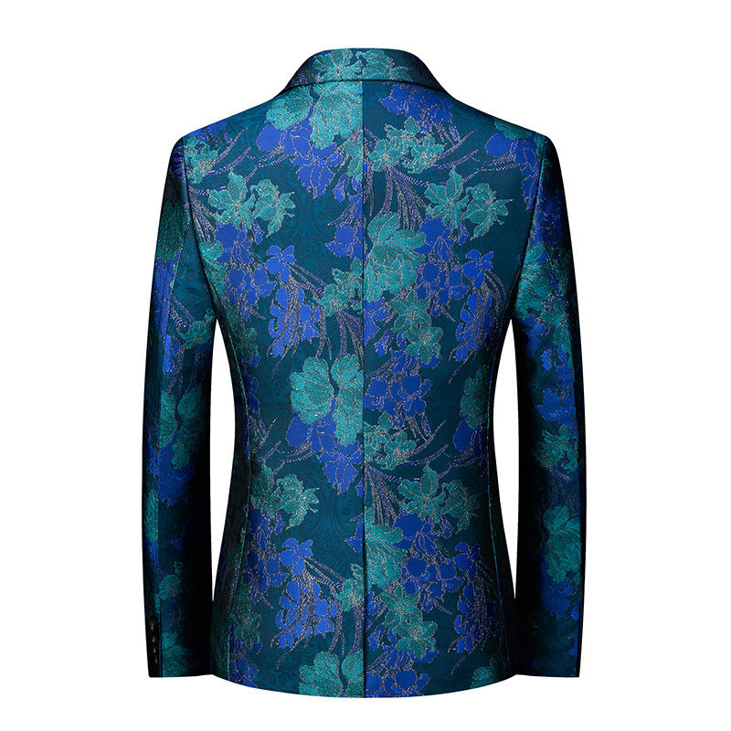 Men’s Jacquard Suit – Formal Wear for Wedding, Best Man & MC - GM Traders