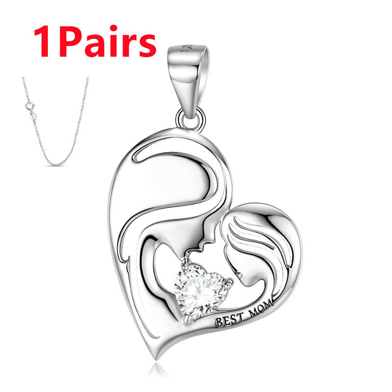 S925 Sterling Silver Best Mom Necklace Mother's Day Series Necklace - GM Traders