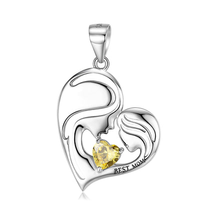 S925 Sterling Silver Best Mom Necklace Mother's Day Series Necklace - GM Traders