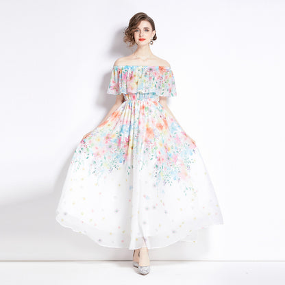 Split Chiffon Dress Women - GM Traders