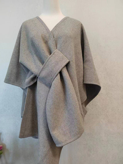 Knitted Cardigan Cape And Shawl