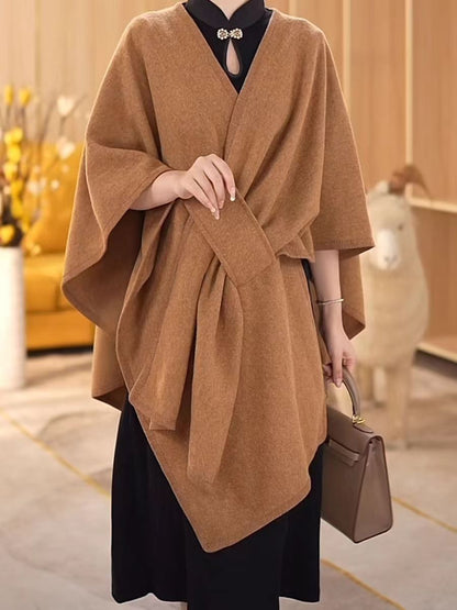 Knitted Cardigan Cape And Shawl