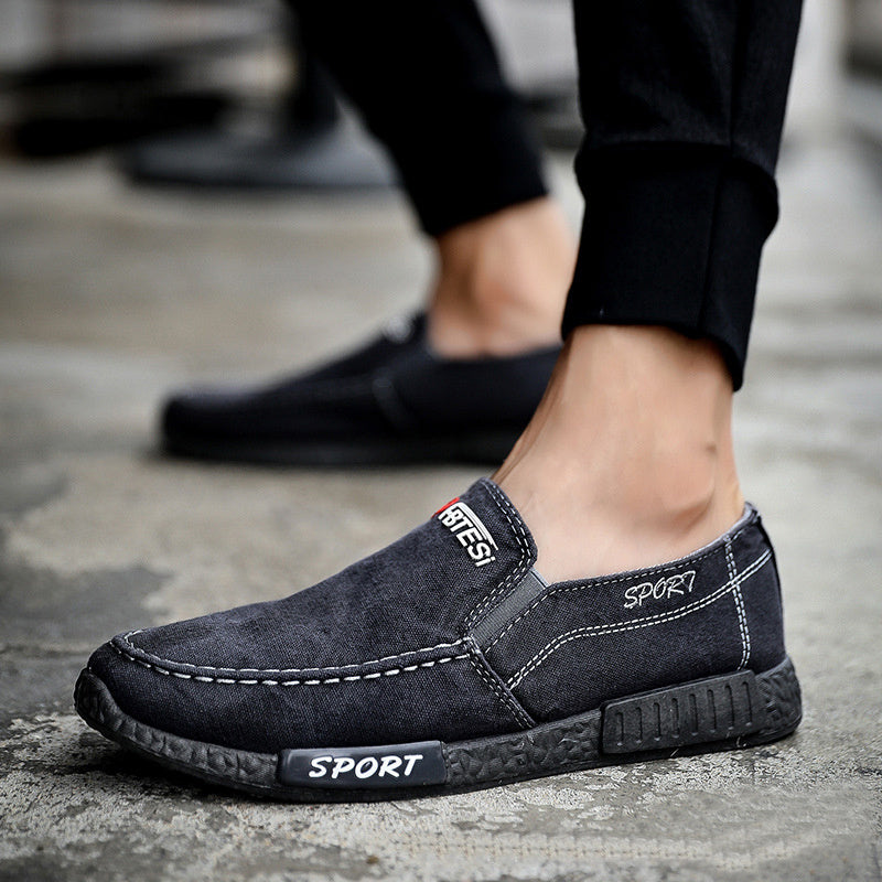 Cloth Shoes Men's Casual Shoes Canvas Washed Denim Men's Shoes - GM Traders