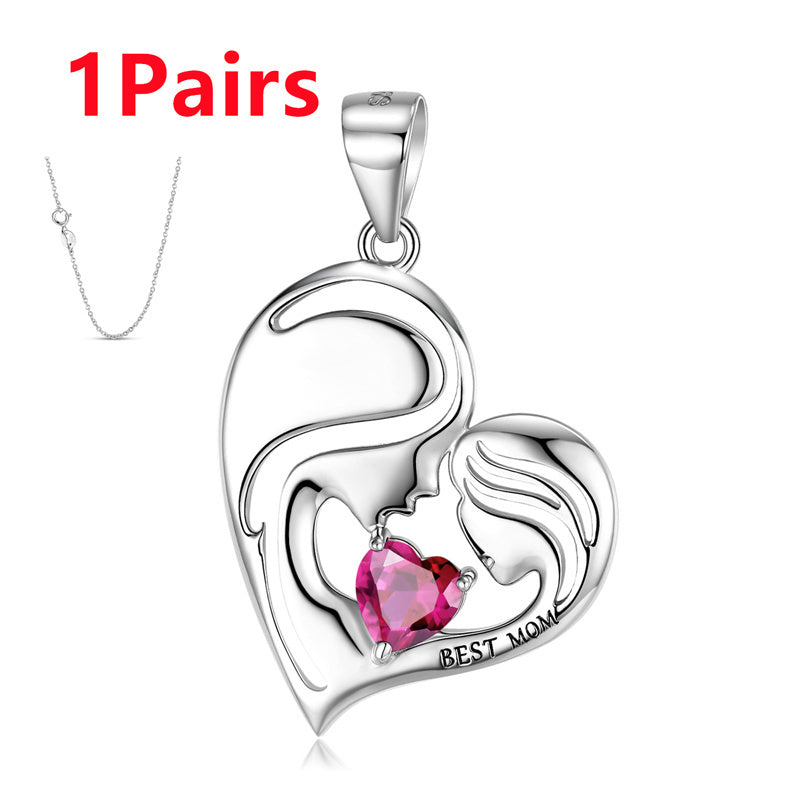 S925 Sterling Silver Best Mom Necklace Mother's Day Series Necklace - GM Traders