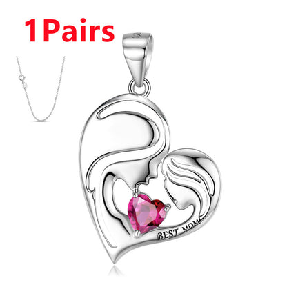 S925 Sterling Silver Best Mom Necklace Mother's Day Series Necklace - GM Traders