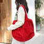 Ins Corduroy Shoulder Bags Drawstring Multi-pocket Handbag Women Underarm Bags - GM Traders